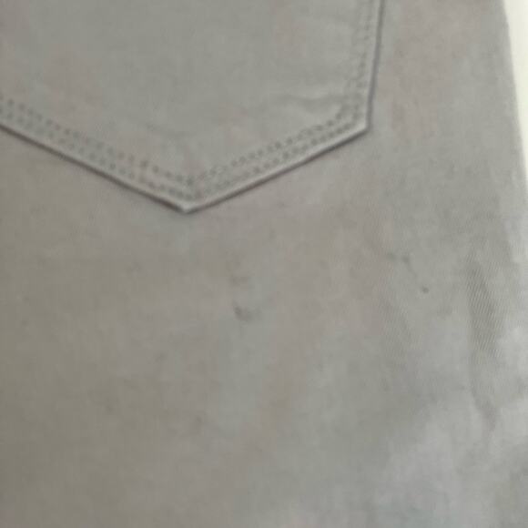 Loft Outlet Modern Cuffed Crop Jean Gray Size 2 - Picture 7 of 8